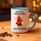 Mug Humoristique “Good Morning“ Poulet Grognon – Tasse Sarcastique Amusante