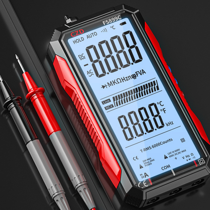 💎 50% DE RÉDUCTION! 💎 Multimètre Numérique Rechargeable USB – Auto-Range, Écran Clair & Sécurité Pro