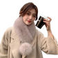 🧣 50% DE RÉDUCTION! ❄️ Écharpe en Fausse Fourrure avec Fermeture Magnétique – Douce, Chaud et Élégant Design pour l‘Hiver ⛄