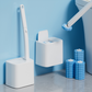 Ensemble de brosses de toilettes jetables avec 18 recharge