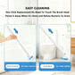 Ensemble de brosses de toilettes jetables avec 18 recharge
