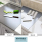 Planche à Découper en Acier Inoxydable pour Plan de Travail