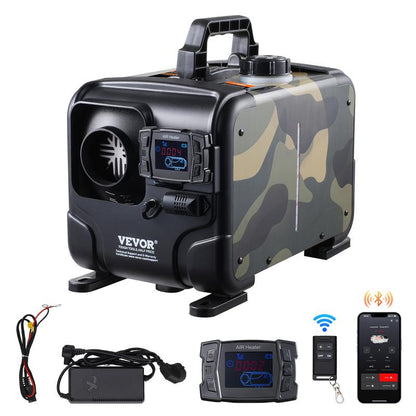 💎 50% DE RÉDUCTION ! 💎 Chauffage Diesel 8 kW 12V/24V Tout-en-Un – Contrôle Bluetooth, Alarme CO & Chauffage Rapide pour Camping-Car, Camion et Cabane