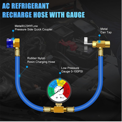 Tuyau de charge de réfrigérant