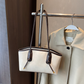 👜✨🌸 PROMO -50% ! Sac d'Épaule Vintage en Cuir PU – Intérieur Spacieux, Style Intemporel & Bande Porte-Épaule Réglable (Noir/Marron Foncé/Blanc/Marron Clair)