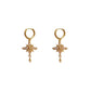 💎 60% DE RÉDUCTION ! 💎 Ensemble Collier et Boucles d'Oreilles Croix Étoilée – Zircons Brillants & Hypoallergénique (Or/Argent) 🌟