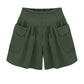 Short de plage décontracté pour femme avec ceinture élastique