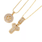 Collier avec pendentif lettre de l'alphabet en or
