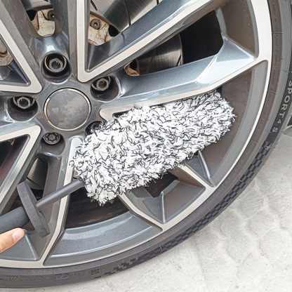 🔥Brosse de nettoyage pour jantes en microfibre haut de gamme | Outil d'entretien sans rayures