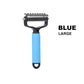Brosse de toilettage double face pour animaux
