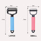 Brosse de toilettage double face pour animaux