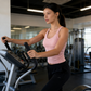 🏃‍♀️ Débardeur de sport à dos nageur côtelé pour femme – Soutien-gorge intégré, mélange de coton respirant, idéal pour la salle de sport, la maison ou la ville 👚💖