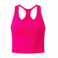 🏃‍♀️ Débardeur de sport à dos nageur côtelé pour femme – Soutien-gorge intégré, mélange de coton respirant, idéal pour la salle de sport, la maison ou la ville 👚💖