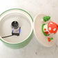 Mushroom-Shaped Ceramic Pet Water Fountain