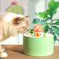 Mushroom-Shaped Ceramic Pet Water Fountain
