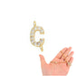 💎 50 % DE RÉDUCTION ! 💎 Collier à maillons délicats en forme de pétales avec pendentif initiale – Longueur réglable, design étincelant et inspiré de la foi ✨📿