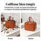 Trousse de maquillage en cuir PU à 3 compartiments de grande capacité
