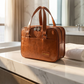 Trousse de maquillage en cuir PU à 3 compartiments de grande capacité