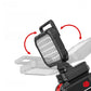 🌞Profitez du printemps avec 50 % de réduction !💡Lampe de travail LED orientable à 180° - Avec double fonction de batterie externe USB - Robuste et sans fil - Compatible avec toutes les batteries - Pour le garage, le chantier et le camping