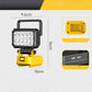 🌞Profitez du printemps avec 50 % de réduction !💡Lampe de travail LED orientable à 180° - Avec double fonction de batterie externe USB - Robuste et sans fil - Compatible avec toutes les batteries - Pour le garage, le chantier et le camping