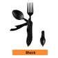 ⏳Offre Limitée 50% DE RÉDUCTION⏰Couverts Pliables 4-en-1 – Compacts, Acier Inoxydable, Multi-Outils 🍴⛰️