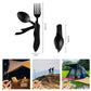 ⏳Offre Limitée 50% DE RÉDUCTION⏰Couverts Pliables 4-en-1 – Compacts, Acier Inoxydable, Multi-Outils 🍴⛰️