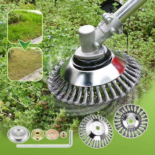 🔪🌿⚙️ OFFRE LIMITÉE 50% DE RÉDUCTION! Kit de Têtes de Coupe Résistantes à l'Usure – Acier de Qualité, 2 Tailles (6″/8″), S'adapte à la Plupart des Débroussailleuses – Affrontez les Mauvaises Herbes et l'Herbe Dure avec une Performance Durable 💪🌾