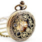 Montre à Gousset Mécanique à Remontage Manuel avec Chaîne