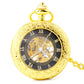 Montre à Gousset Mécanique à Remontage Manuel avec Chaîne