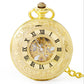 Montre à Gousset Mécanique à Remontage Manuel avec Chaîne