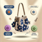 Sac fourre-tout à fleurs au crochet fait main 🌼✨