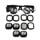 🔍💡 Loupe de Précision avec Éclairage LED – Lentilles Interchangeables, Grossissement 2× à 25× et 2 Configurations