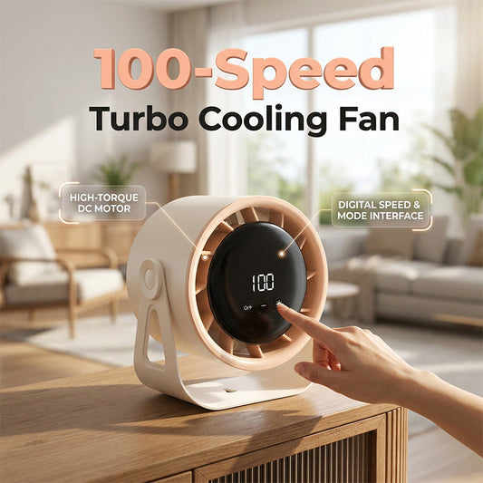 Ventilateur suspendu à circulation d'air à grande vitesse, 100 vitesses
