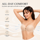 Soutien-gorge sans armatures, à bretelles amovibles et à fronces