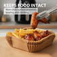 🍟 50% DE RÉDUCTION! 📄 Feuilles de Cuisson Jetables pour Friteuse À Air – Antihydros, résistantes à la chaleur & faciles à utiliser – Parfaites pour des fritures saines et sans nettoyage 🧑‍🍳
