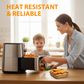 🍟 50% DE RÉDUCTION! 📄 Feuilles de Cuisson Jetables pour Friteuse À Air – Antihydros, résistantes à la chaleur & faciles à utiliser – Parfaites pour des fritures saines et sans nettoyage 🧑‍🍳