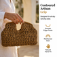 📢📢50 % DE RÉDUCTION !! ⏰Sac à Main Tressé en Paille pour Femme