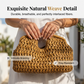 📢📢50 % DE RÉDUCTION !! ⏰Sac à Main Tressé en Paille pour Femme