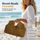📢📢50 % DE RÉDUCTION !! ⏰Sac à Main Tressé en Paille pour Femme