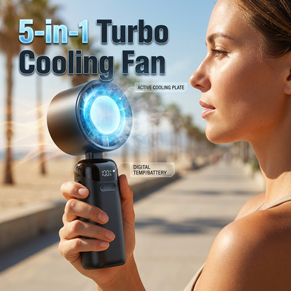 Ventilateur de refroidissement semi-conducteur avec affichage numérique