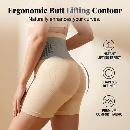 Short gainant taille haute | Effet ventre plat immédiat