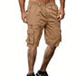 Short cargo décontracté pour homme avec plusieurs poches