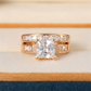 Bague scintillante tendance pour femmes