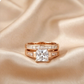 Bague scintillante tendance pour femmes