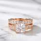 Bague scintillante tendance pour femmes
