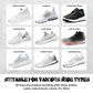 Waterless White Shoe Foam Cleaner for Sneakers