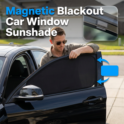 Pare-soleil magnétique pour vitres de voiture
