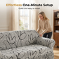 🛋️ PROMO LIMITÉE 50% DE RÉDUCTION ! ✨ Housse de Canapé Extensible – Anti-dérapant, Élégant, Réutilisable 🌿