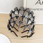 Ensemble de bandeaux ondulés en cristal - Accessoire de cheveux féminin, léger et antidérapant, orné de cristaux scintillants, idéal pour les mariages et le quotidien.