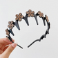 Ensemble de bandeaux ondulés en cristal - Accessoire de cheveux féminin, léger et antidérapant, orné de cristaux scintillants, idéal pour les mariages et le quotidien.